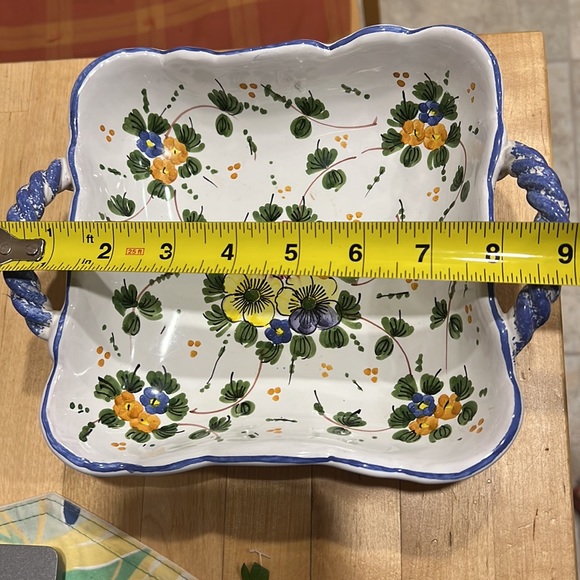 Vintage Italian Castelli Bowl signed by L. Pardi. - Picture 5 of 7